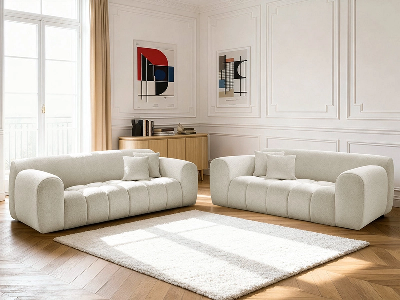 BOBOCHIC 2er + 3er Sofa MELISSE