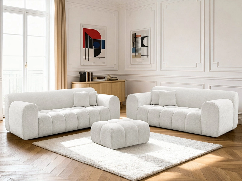 BOBOCHIC 2er + 3er Sofa MELISSE BOBOCHIC 2er + 3er Sofa MELISSE