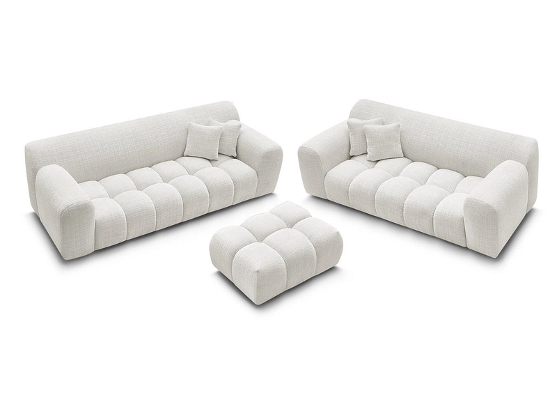 BOBOCHIC 2er + 3er Sofa MELISSE BOBOCHIC 2er + 3er Sofa MELISSE