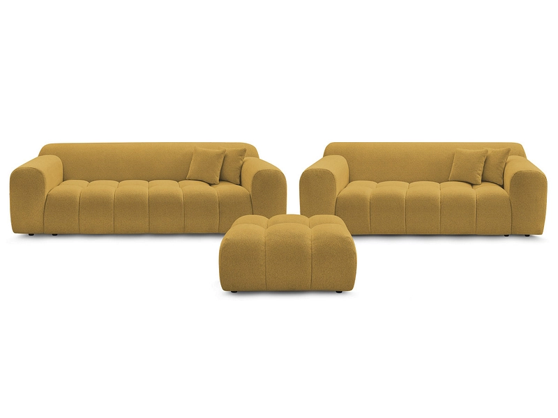 BOBOCHIC 2er + 3er Sofa MELISSE BOBOCHIC 2er + 3er Sofa MELISSE