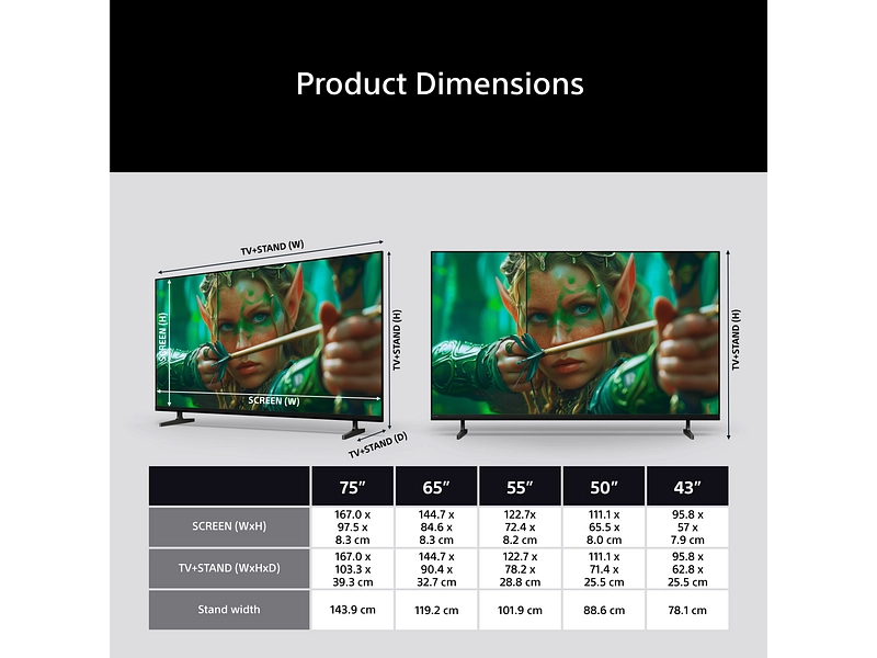 SONY TV LED