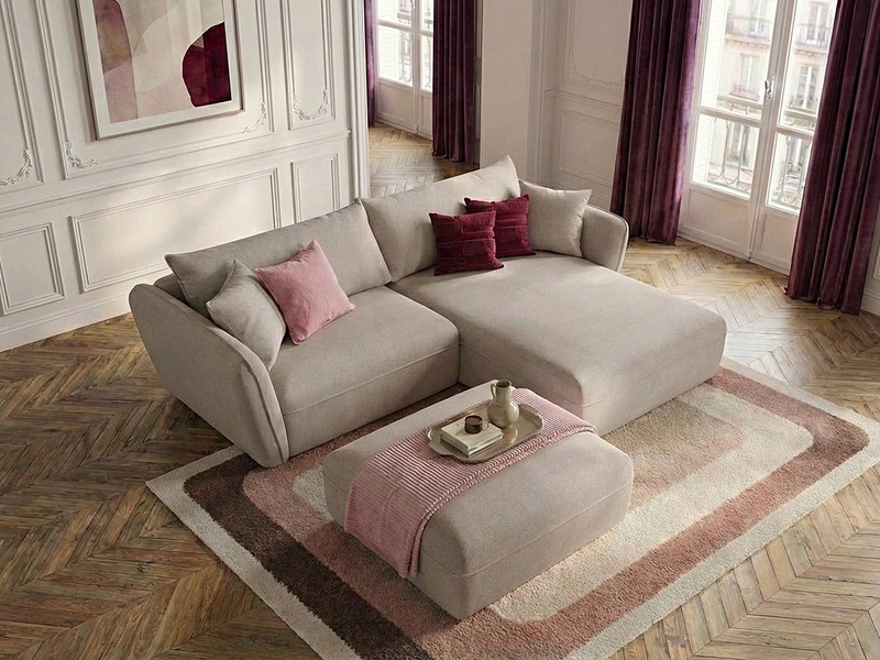 Ecksofa mit Hocker BOBOCHIC LUIGI Ecksofa mit Hocker BOBOCHIC LUIGI