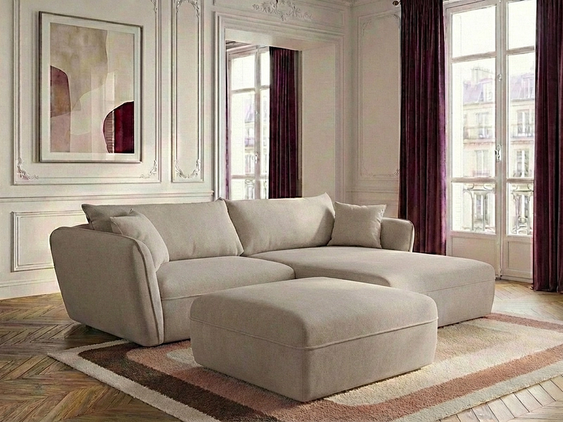Ecksofa mit Hocker BOBOCHIC LUIGI Ecksofa mit Hocker BOBOCHIC LUIGI