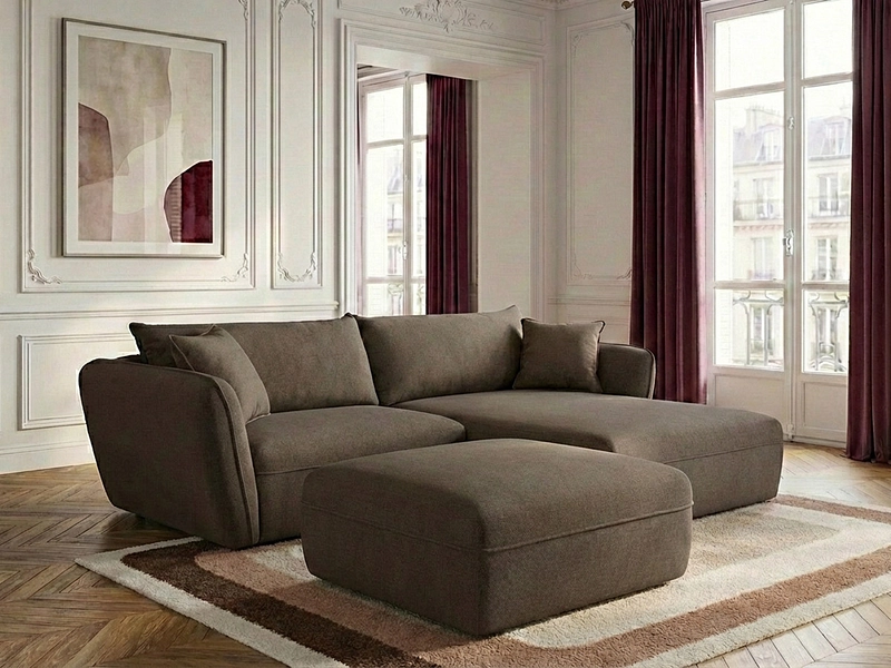 Ecksofa mit Hocker BOBOCHIC LUIGI Ecksofa mit Hocker BOBOCHIC LUIGI