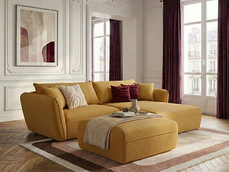 Ecksofa mit Hocker BOBOCHIC LUIGI Ecksofa mit Hocker BOBOCHIC LUIGI