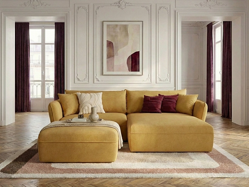 Ecksofa mit Hocker BOBOCHIC LUIGI Ecksofa mit Hocker BOBOCHIC LUIGI