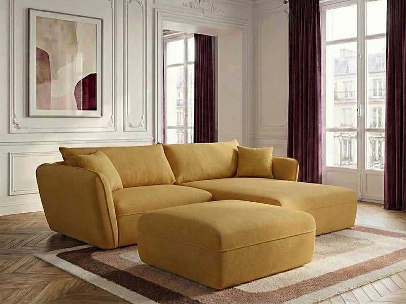 Ecksofa mit Hocker BOBOCHIC LUIGI Ecksofa mit Hocker BOBOCHIC LUIGI
