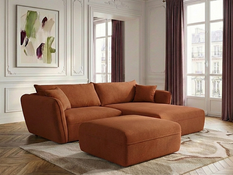 Ecksofa mit Hocker BOBOCHIC LUIGI