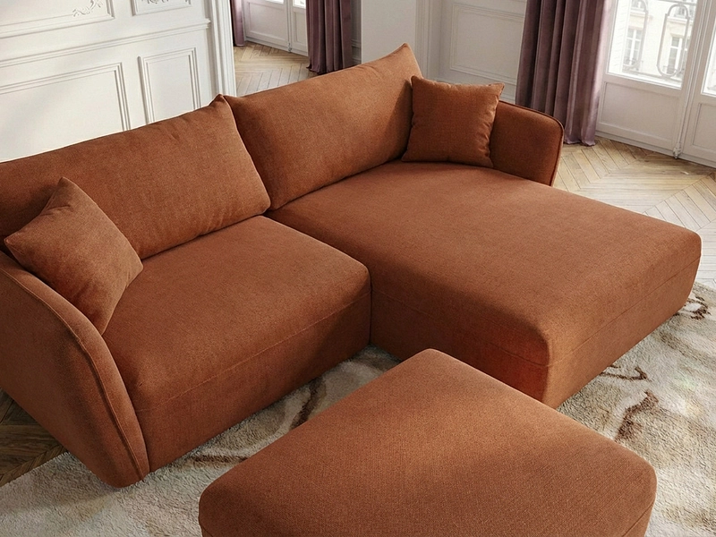 Ecksofa mit Hocker BOBOCHIC LUIGI