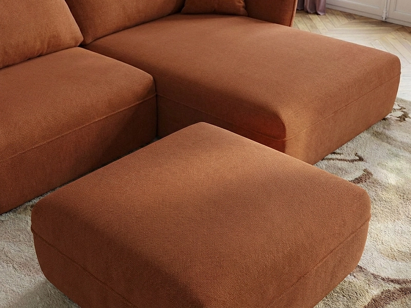 Ecksofa mit Hocker BOBOCHIC LUIGI