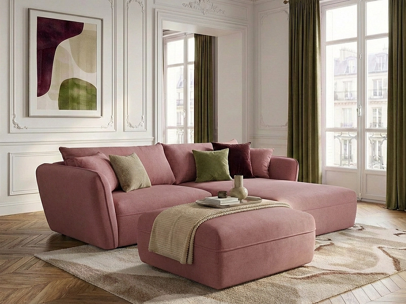 Ecksofa mit Hocker BOBOCHIC LUIGI Ecksofa mit Hocker BOBOCHIC LUIGI