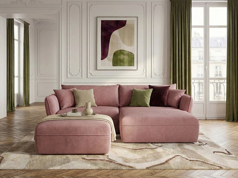 Ecksofa mit Hocker BOBOCHIC LUIGI Ecksofa mit Hocker BOBOCHIC LUIGI