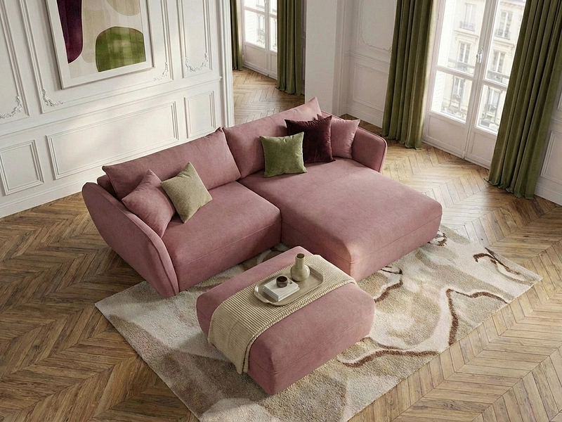 Ecksofa mit Hocker BOBOCHIC LUIGI Ecksofa mit Hocker BOBOCHIC LUIGI