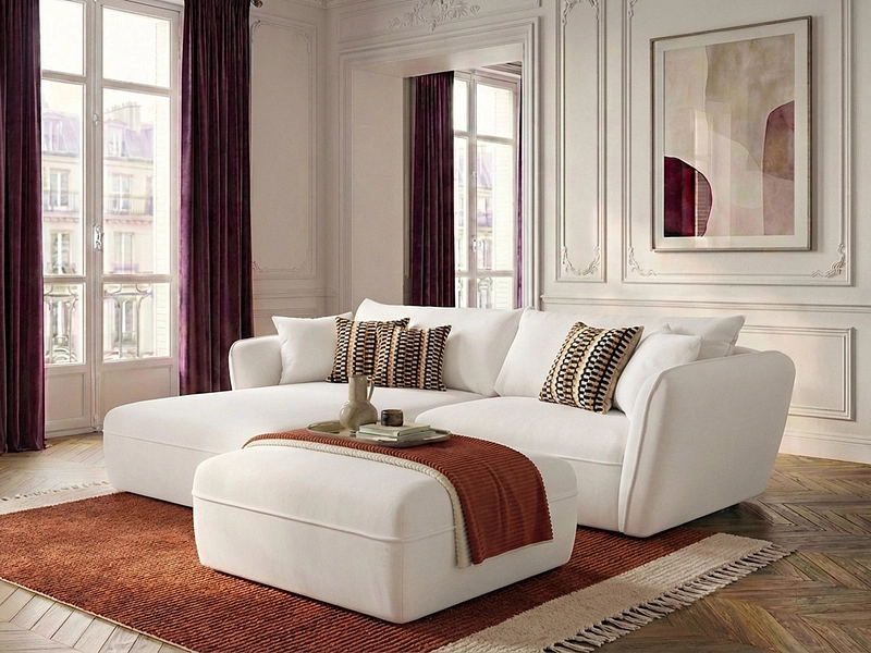 Ecksofa mit Hocker BOBOCHIC LUIGI Ecksofa mit Hocker BOBOCHIC LUIGI
