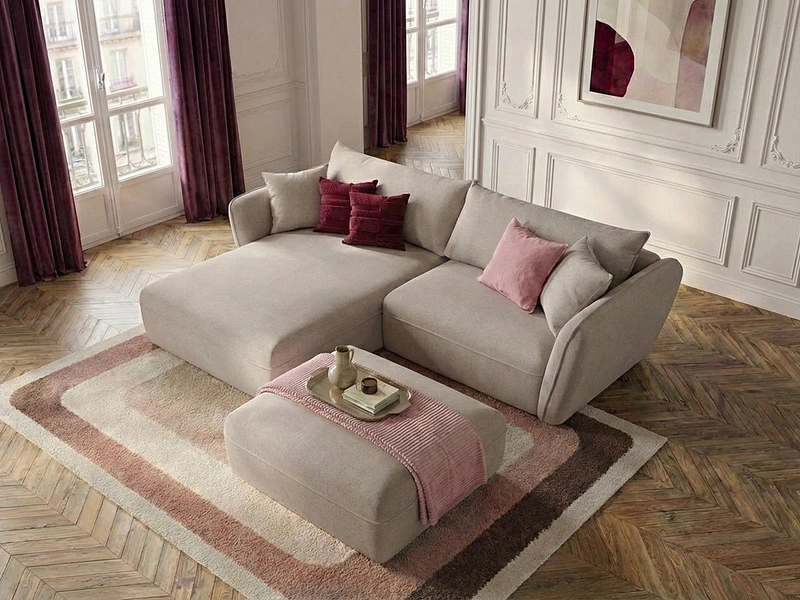 Ecksofa mit Hocker BOBOCHIC LUIGI Ecksofa mit Hocker BOBOCHIC LUIGI