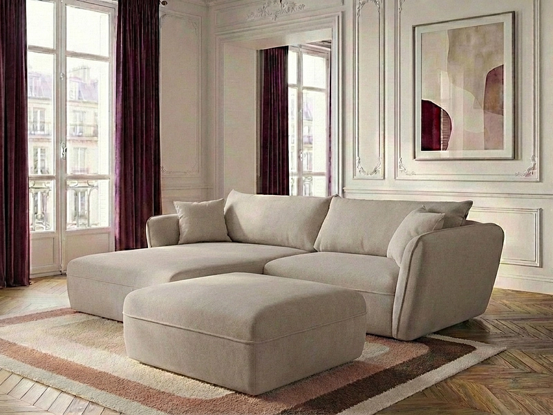 Ecksofa mit Hocker BOBOCHIC LUIGI Ecksofa mit Hocker BOBOCHIC LUIGI