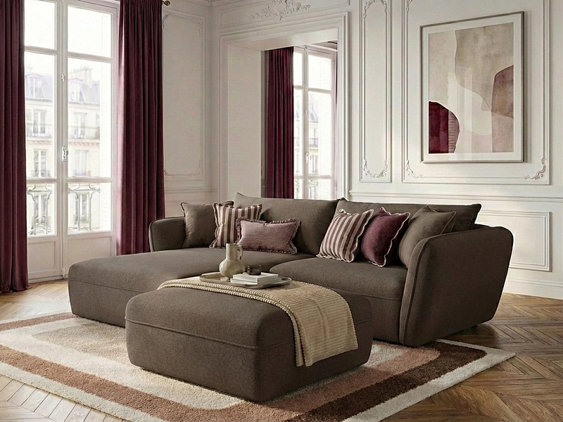 Ecksofa mit Hocker BOBOCHIC LUIGI Ecksofa mit Hocker BOBOCHIC LUIGI