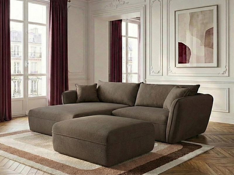 Ecksofa mit Hocker BOBOCHIC LUIGI Ecksofa mit Hocker BOBOCHIC LUIGI