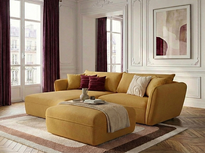 Ecksofa mit Hocker BOBOCHIC LUIGI Ecksofa mit Hocker BOBOCHIC LUIGI