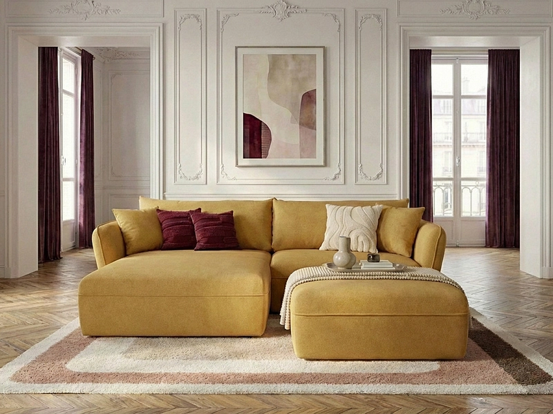 Ecksofa mit Hocker BOBOCHIC LUIGI Ecksofa mit Hocker BOBOCHIC LUIGI