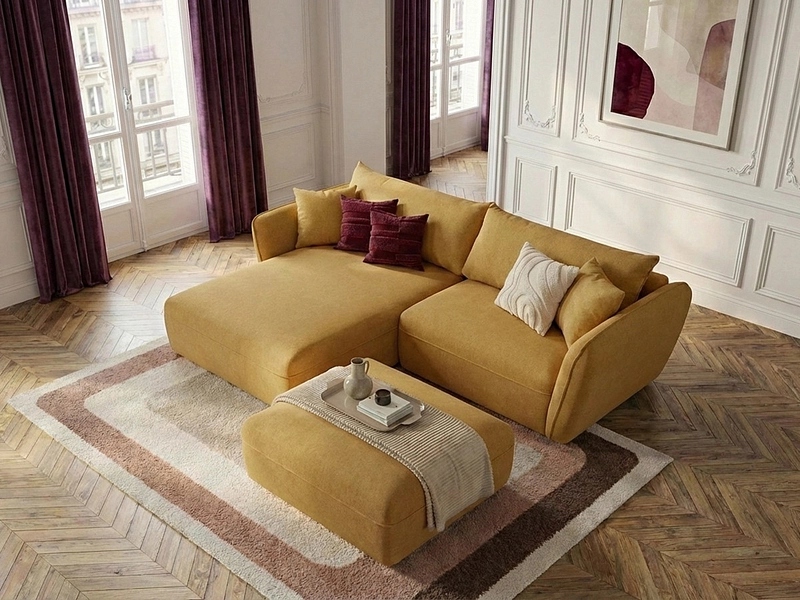 Ecksofa mit Hocker BOBOCHIC LUIGI Ecksofa mit Hocker BOBOCHIC LUIGI