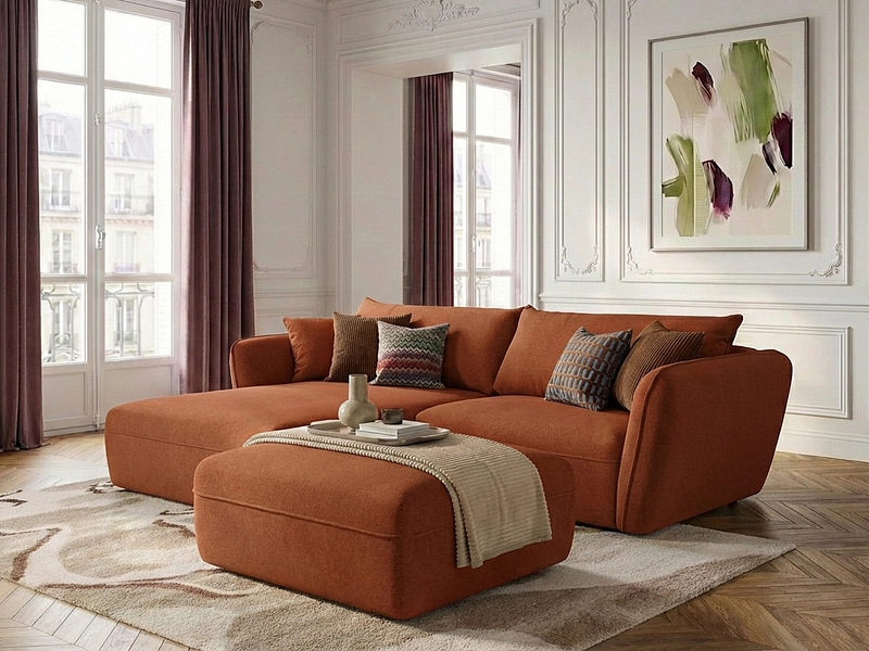 Ecksofa mit Hocker BOBOCHIC LUIGI Ecksofa mit Hocker BOBOCHIC LUIGI