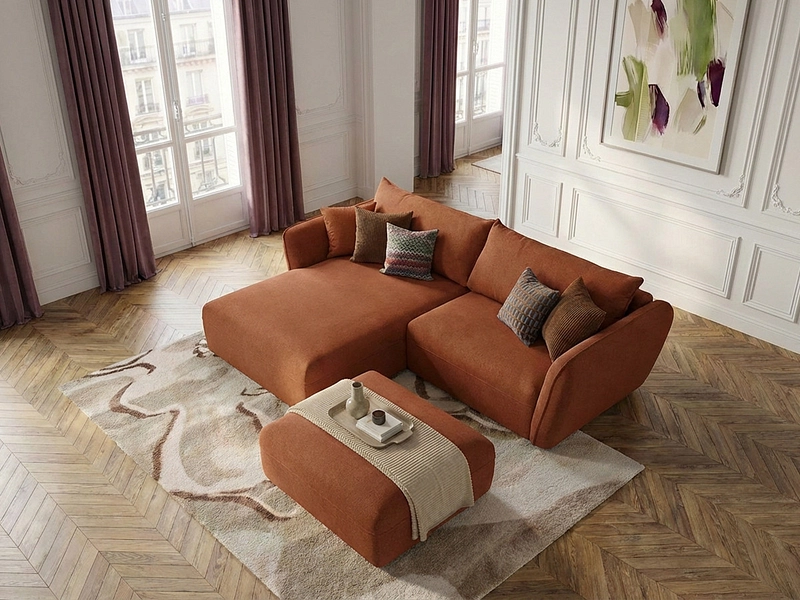 Ecksofa mit Hocker BOBOCHIC LUIGI Ecksofa mit Hocker BOBOCHIC LUIGI