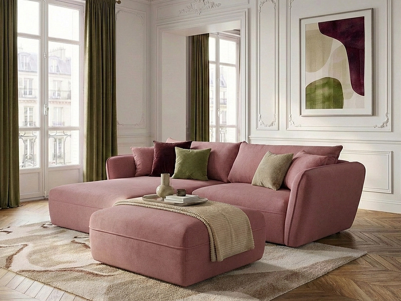 Ecksofa mit Hocker BOBOCHIC LUIGI Ecksofa mit Hocker BOBOCHIC LUIGI
