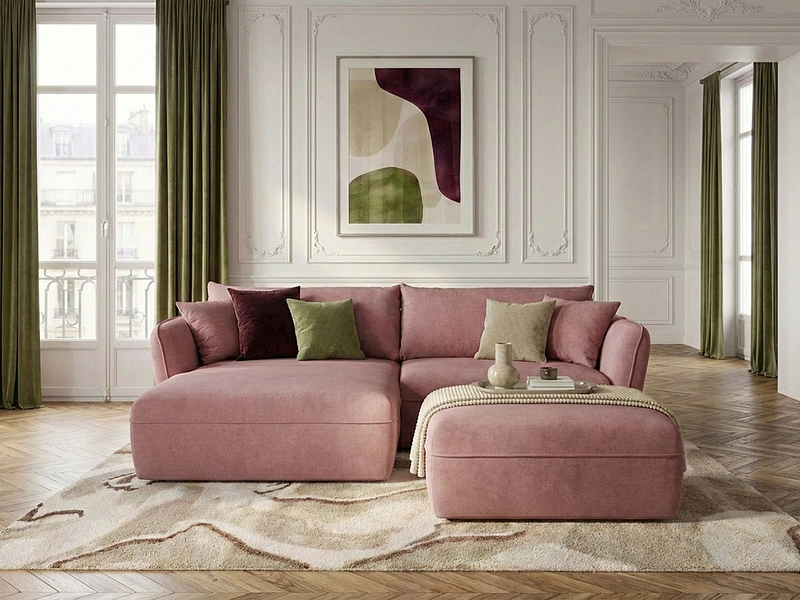 Ecksofa mit Hocker BOBOCHIC LUIGI Ecksofa mit Hocker BOBOCHIC LUIGI