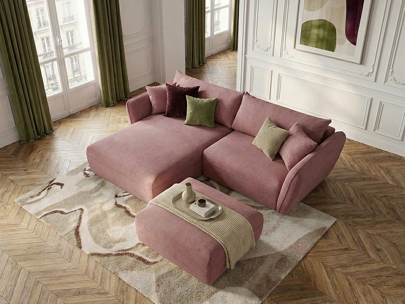 Ecksofa mit Hocker BOBOCHIC LUIGI Ecksofa mit Hocker BOBOCHIC LUIGI