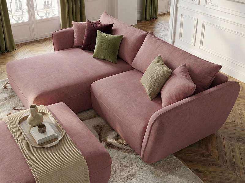 Ecksofa mit Hocker BOBOCHIC LUIGI Ecksofa mit Hocker BOBOCHIC LUIGI