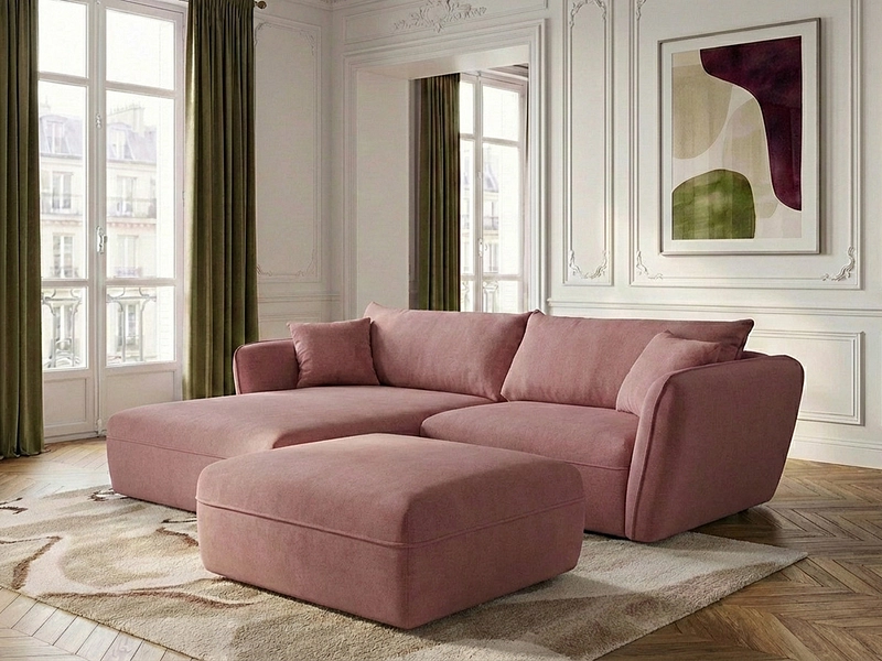 Ecksofa mit Hocker BOBOCHIC LUIGI Ecksofa mit Hocker BOBOCHIC LUIGI