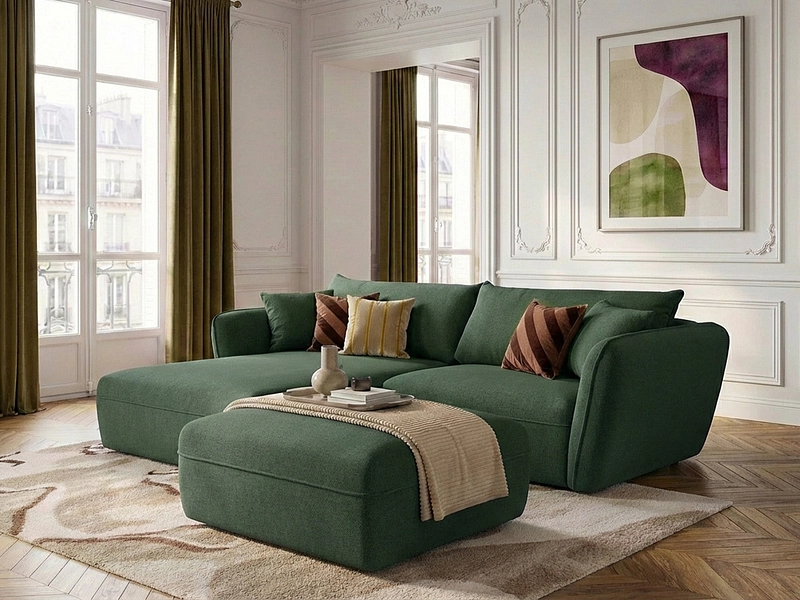 Ecksofa mit Hocker BOBOCHIC LUIGI Ecksofa mit Hocker BOBOCHIC LUIGI