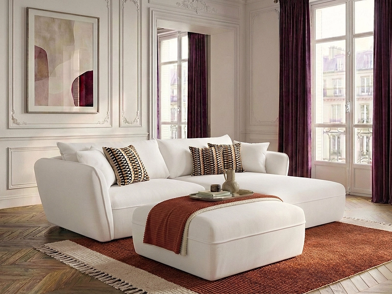 Ecksofa mit Hocker BOBOCHIC LUIGI Ecksofa mit Hocker BOBOCHIC LUIGI