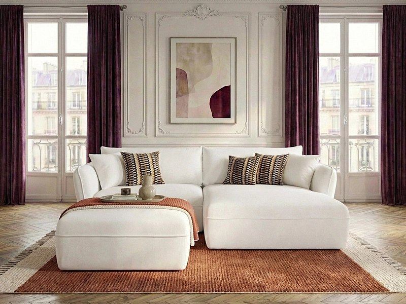 Ecksofa mit Hocker BOBOCHIC LUIGI Ecksofa mit Hocker BOBOCHIC LUIGI