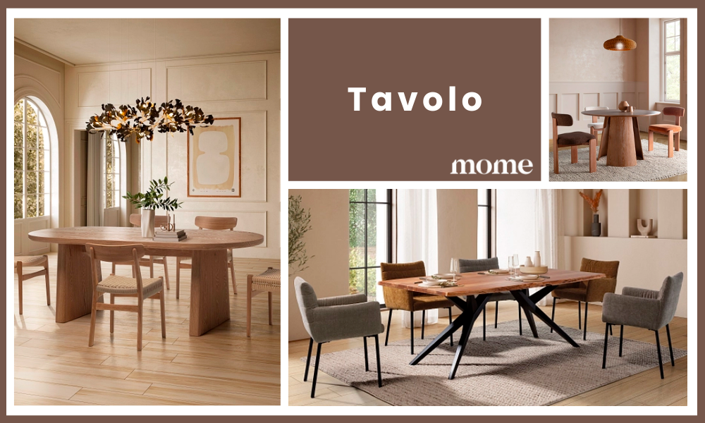 tables a manger mome dans des salles epurees et modernes